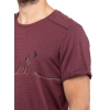 T-shirt męski Chillaz STREET MOUNTAIN LINE DARK RED